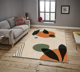 Conceptum Asr Crpt-49 Alfombra de Terciopelo Multicolor 100 x 140 cm